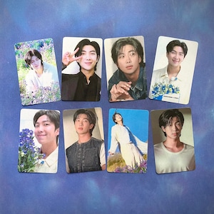 BTS RM Namjoon Indigo Set 2 metallisch schimmernde Hologramm-Fotokarten