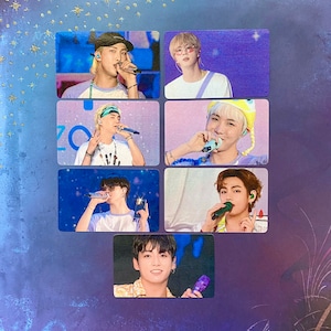 BTS 2021 Muster Sowoozoo Mikrokosmos metallic photocards Set 2