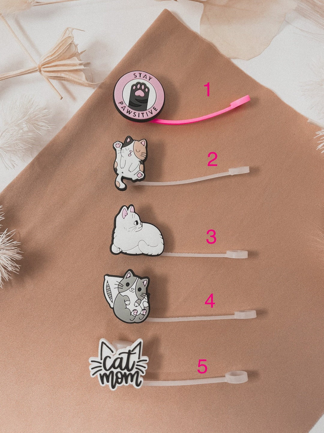 Straw Cover Topper Cat Mommy Stanley Straw Topper Stanley Etsy