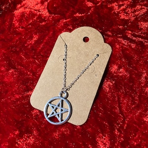 Pentacle Charm Necklace