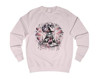 Witchy Sweatshirt: Unisex Boho Halloween Apparel