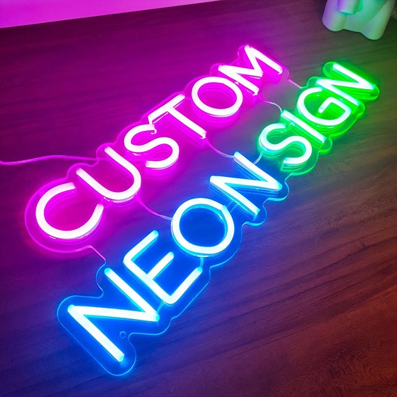 Etsy custom sale led signs