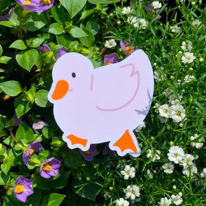 Gans Sticker // Vinyl Sticker wasserfest