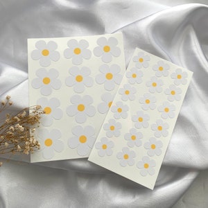 Vinyl Gänseblümchen Sticker | Wasserfest