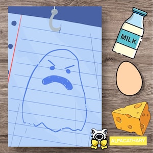 NOTEPAD spooky ghost meme 50 pages