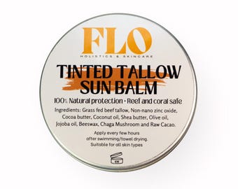 Tallow Tinted Sunbalm Organic – Natural Reef‑Safe Non- Nano Zinc