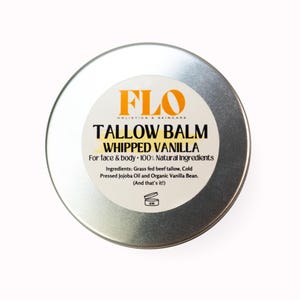 Tallow Balm - Whipped Vanilla – Natural Moisturiser for Dry & Sensitive Skin, Beef Tallow Skincare, Handmade Body Butter afbeelding 11