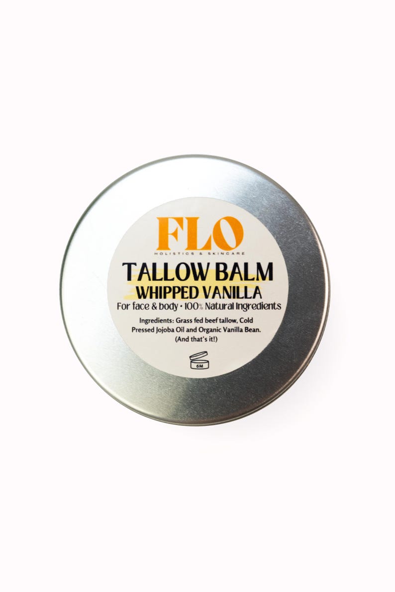 Tallow Balm - Whipped Vanilla – Natural Moisturiser for Dry & Sensitive Skin, Beef Tallow Skincare, Handmade Body Butter afbeelding 11