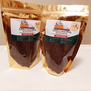 Grounded Banga Spice - 6oz  /Africa/Herbs/Dried spice/Banga soup/Palm oil soup/Organic/All Natural