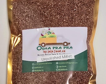 Mijo (sin pulir) 10 oz - /agricultores locales/mijo local sin pulir/orgánico/totalmente natural/sin conservantes