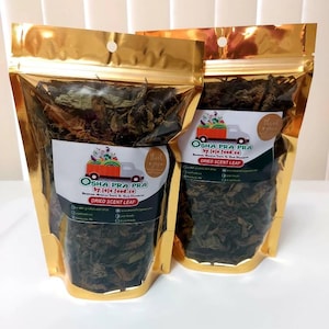 Dried Effirinleaf (Scent leaf) - 1oz Nigeria Scent leaf/Effirin leaf/Africa/Dried Vegetable/Oven Dried/Organic food/All Natural food