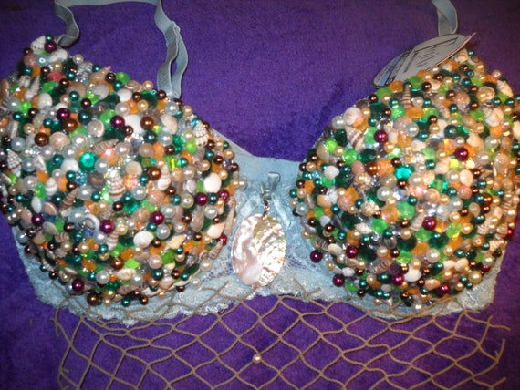Custom, One-of-a-kind Handmade 36C NWT Mermaid, Rave, Sturgis, Festival,  Halloween Costume, Cosplay, Little Mermaid, Ariel Sexy, Bra Top - Etsy  Denmark