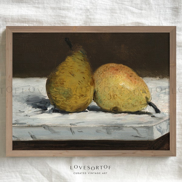 Pears Still Life Etsy