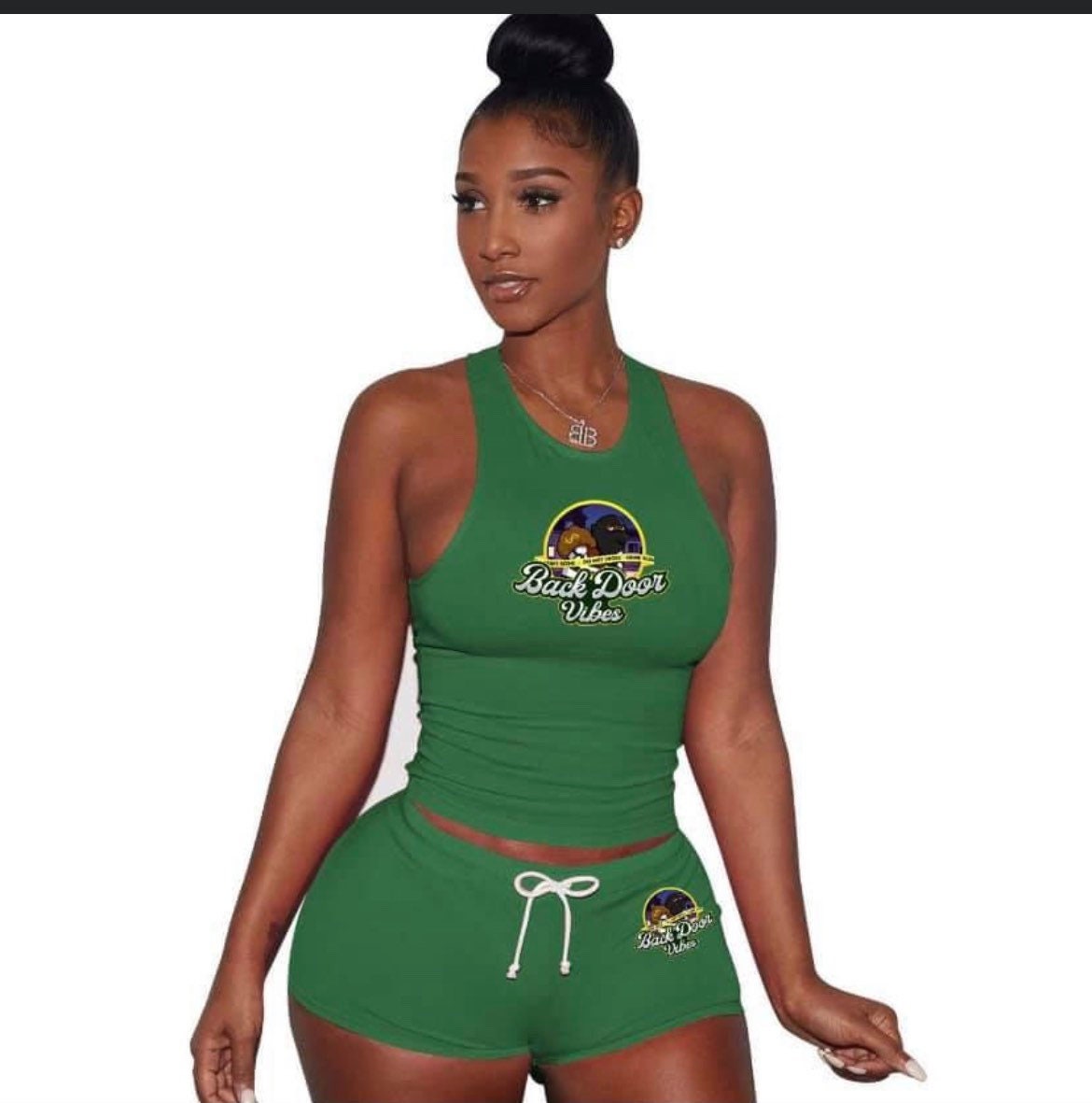 Two piece short set
