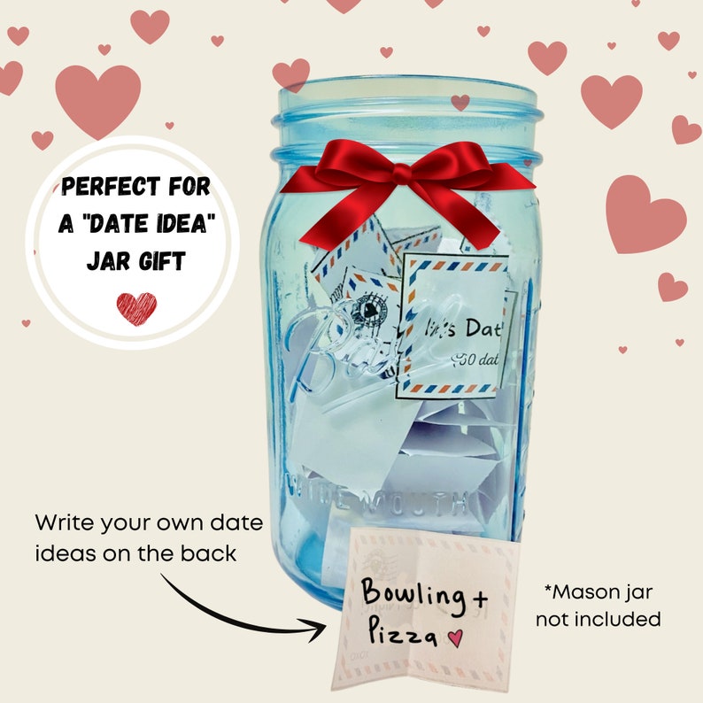 PRINTABLE Date Night Cards, Date Night Jar, DIY Gift ,date Night Ideas