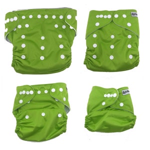 reusable cloth diaper cover with pad image 2