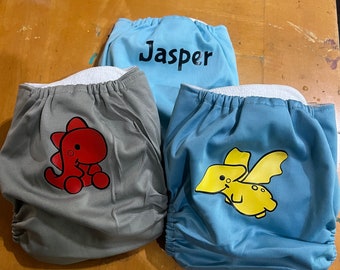 Custom baby butt cloth diapers