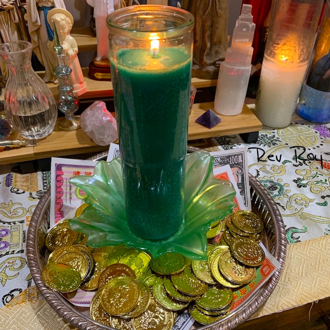 Money Drawing 7day Candle Spell Etsy