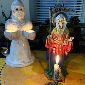 Santa Muerte ONE DAY Candle Service Spell