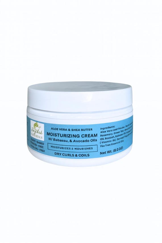 Aloe Vera Shea Butter Hair Cream 8oz  Natural Ayurvedic Moisturizer and  Conditioner for Dry, Curly, Coily and Kinky Hair - Etsy Australia