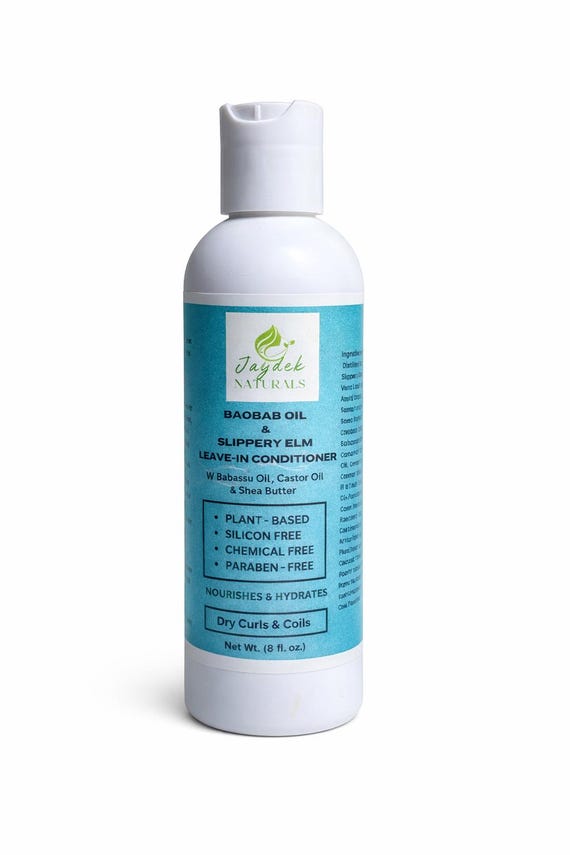 Moisture and Repair Leave-in Conditioner 8oz  Baobab Oil With Slippery Elm  and Aloe Vera for Dry, Damaged 3B4C Curly and Coily Hair - Etsy
