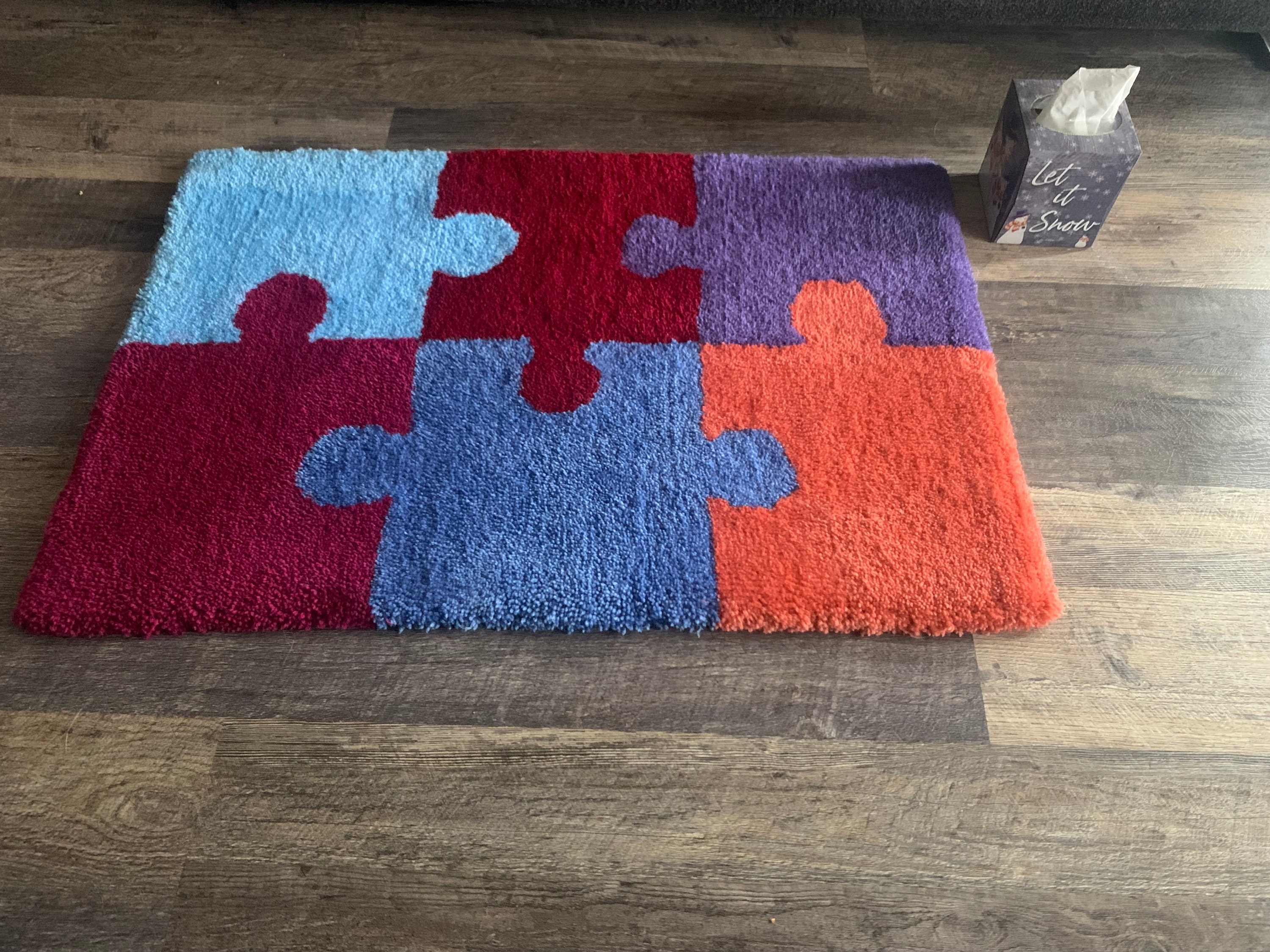 Custom Tufted Puzzle Rug Etsy