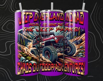 4x4 Overland Nomad 5-Bundle 20oz Tumbler Wrap PNG | Home Is Wherever my 4x4 Parks