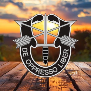 US Army Special Forces vinyl 6 - stickerbundel (3 x 3 inch, waterdicht)