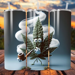 High Vibes Only – Funny & Cool Vibrant Pot Leaf 5-Design Bundle for 20oz Tumblers