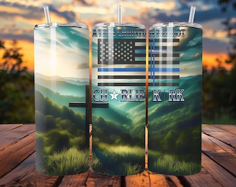 Paquete de envoltorios para vasos de Charlie Kirk: Diseño patriota cristiano (descarga digital)