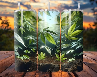 Diseños divertidos de vasos con hojas de marihuana (paquete de 5 diseños): Solo buenas vibras (descarga digital PNG)