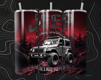 Vinilo para todoterreno 4x4 Trail Goblin Tumbler / Mud Off-Road PNG (Descarga digital)