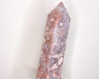 Amethyst Flower Agate Statement Tower | Collector Crystal | Huge Home Decor Display
