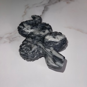Large Zebra Onyx Snake Carving