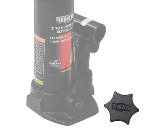 3-D Printed Thumb Knob for Bottle Jacks with Cast Or Swaged Cross Pin