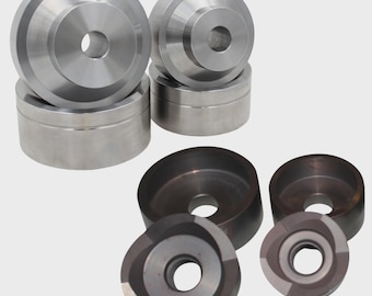 Automotive Gauge Dimple Die/Knockout Punch Bundle - Combined set of Automotive Gauge Size Dimple Dies and Knockout Punches 2.0625"/2.625"