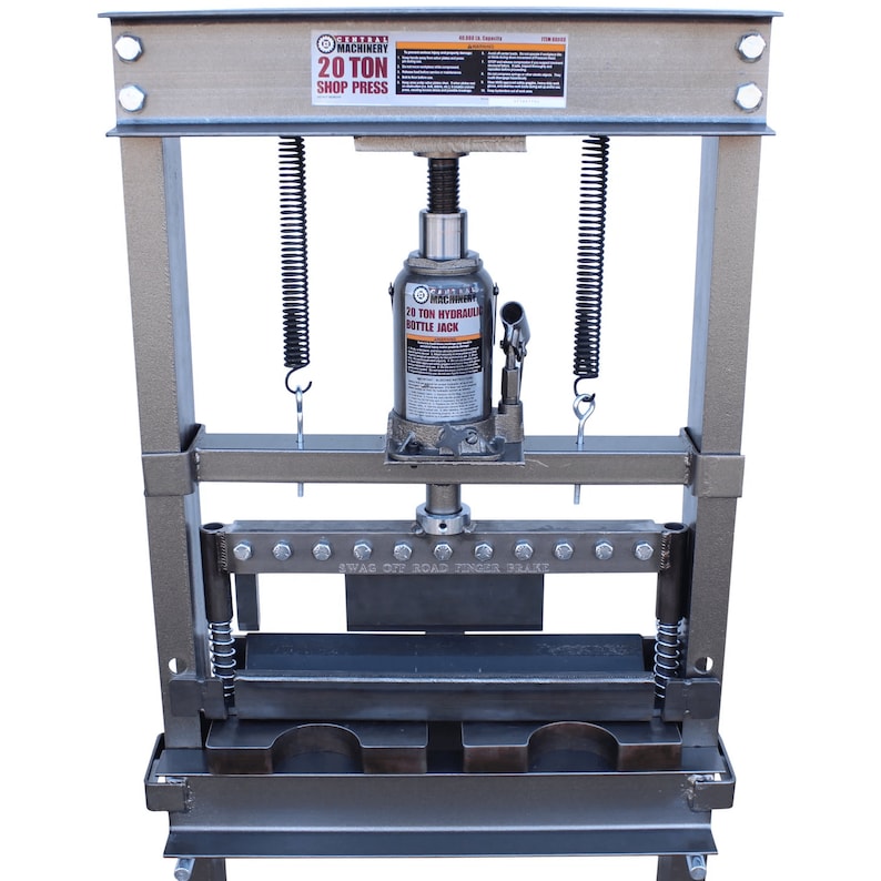 20 TON Finger Brake Heavy Duty DIY Builder Kit Heavy Duty Designed to