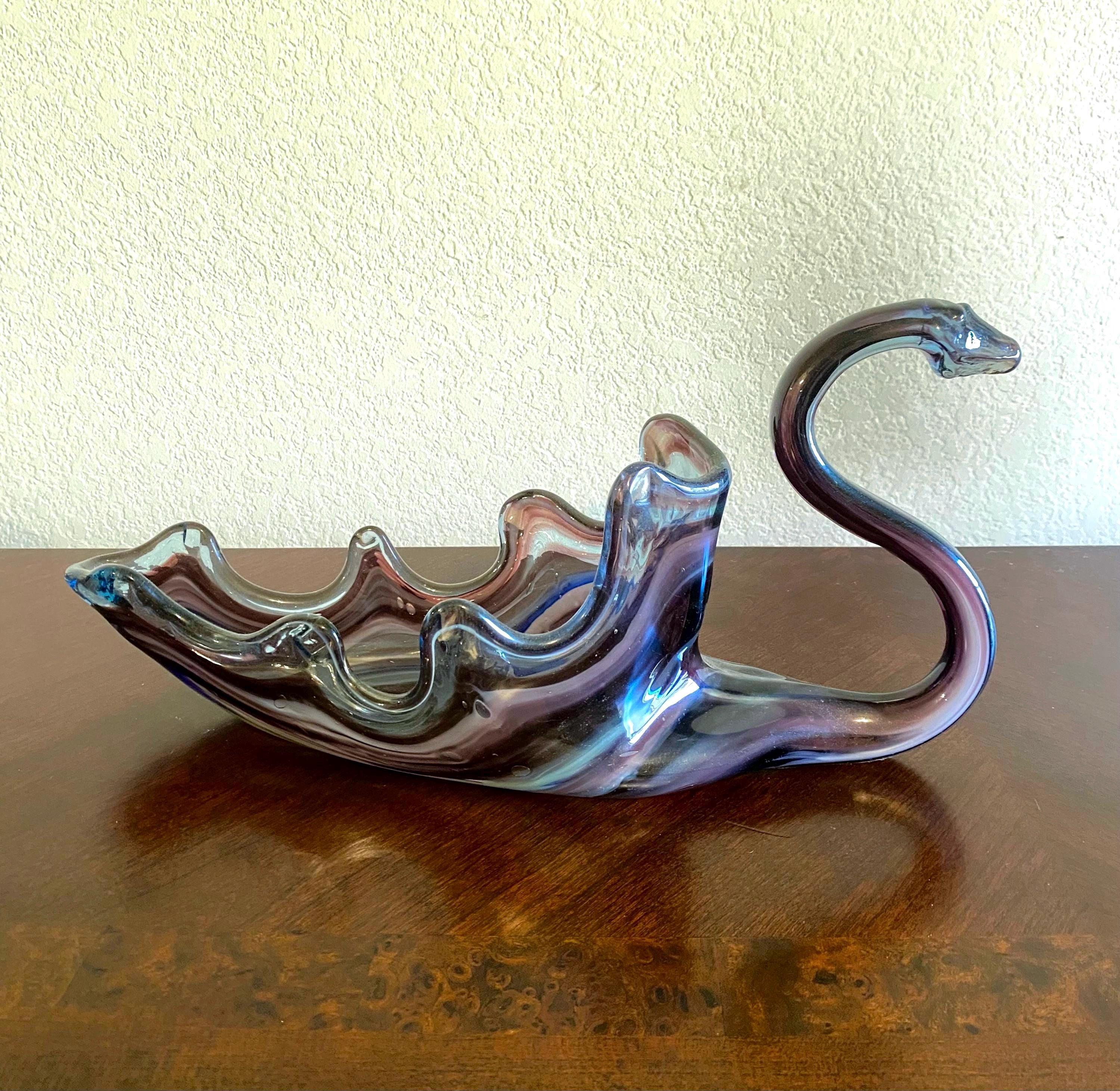 Italian glass swan - Etsy 日本