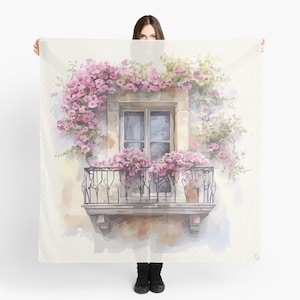 Soiree- Exclusive Printed Scarf , Lightweight Fashion Accessory, Perfect for Spring, Summer, Outdoor Events, Gifts for Her