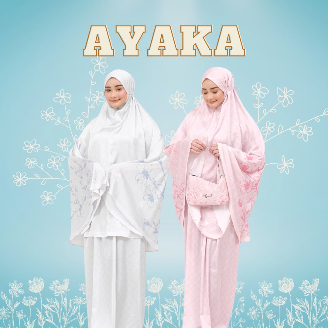 Women Islamic Prayer Set Ayaka by O Guzel Indonesia Etsy