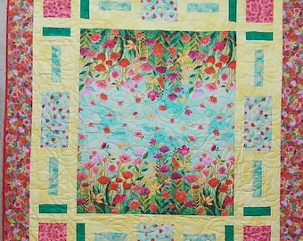 Springtime Extra Large Throw Quilt