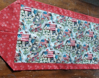 Patriotic Table Runner (Several fabric options!)