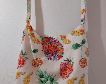 Flowery Fruit Tote Bag