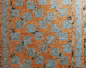 Topsy Turvy Batik Quilt