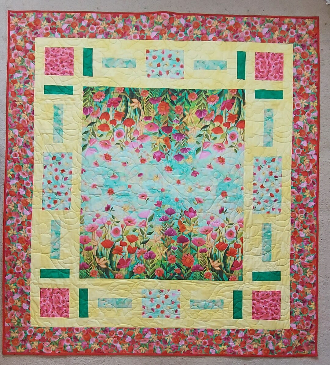 Springtime Extra Large Throw Quilt Etsy