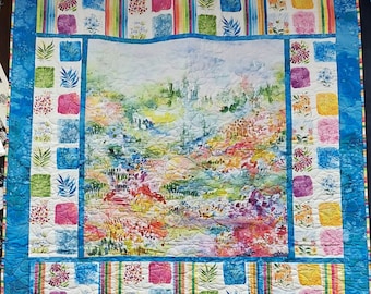 Spring Large Throw Quilt