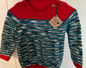 Child’s  size 4/5 hand knitted jumper