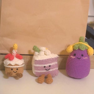 Ornements/accessoires en crochet/fait main/tricoté - Série Jellycat