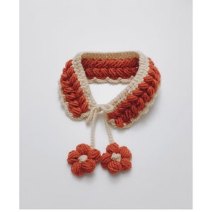 Crochet Pet Bib - Wheat in Autumn - 100% Handmade