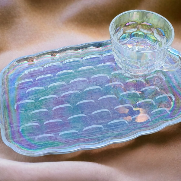 Iridescent Glassware - Etsy